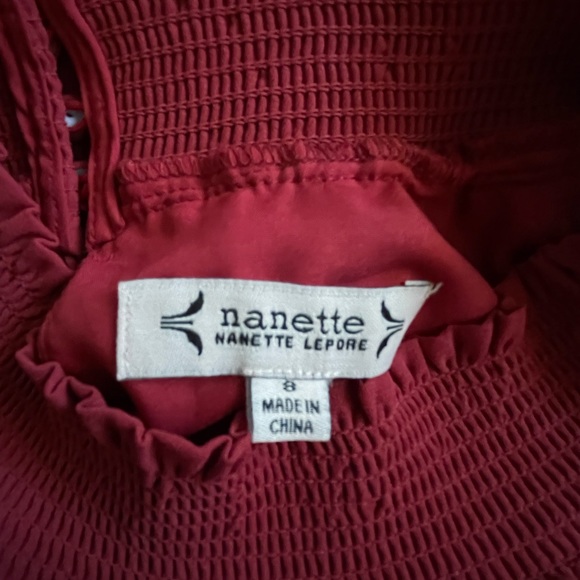 Nanette Lepore Pleated Dress, Sz 8 NWT - Picture 4 of 7